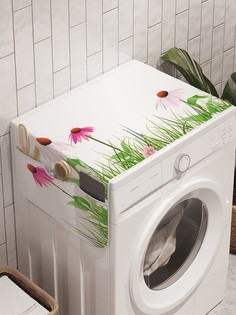 Органайзер "Речные цветы" на стиральную машину, 45x120 см Ambesonne