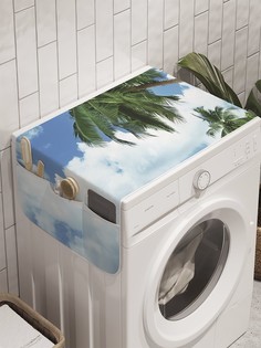 Органайзер "Пляжная мечта" на стиральную машину, 45x120 см Ambesonne