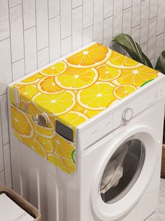 Органайзер "Апельсиновое пространство" на стиральную машину, 45x120 см Ambesonne