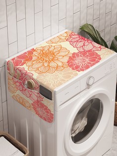 Органайзер "Цветочные шары" на стиральную машину, 45x120 см Ambesonne
