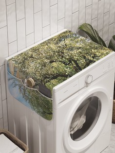 Органайзер "Цветущий сад" на стиральную машину, 45x120 см Ambesonne