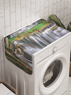 Органайзер "Большой водопад" на стиральную машину, 45x120 см Ambesonne