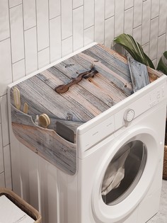 Органайзер "Чужие врата" на стиральную машину, 45x120 см Ambesonne