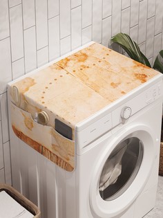 Органайзер "Карта сокровищ" на стиральную машину, 45x120 см Ambesonne