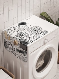 Органайзер "Одуванчиковый мир" на стиральную машину, 45x120 см Ambesonne