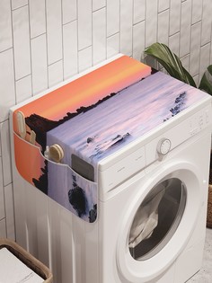 Органайзер "Морская туманность" на стиральную машину, 45x120 см Ambesonne