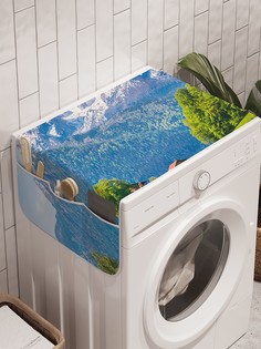 Органайзер "Вдохновляющий воздух" на стиральную машину, 45x120 см Ambesonne