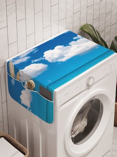 Органайзер "Морское настроение" на стиральную машину, 45x120 см Ambesonne
