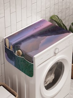 Органайзер "Спокойный ручей" на стиральную машину, 45x120 см Ambesonne