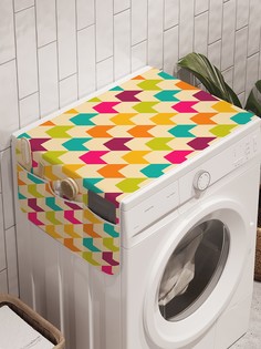Органайзер "Диагональный указ" на стиральную машину, 45x120 см Ambesonne