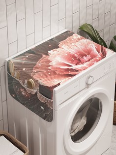 Органайзер "Цветочные брызги" на стиральную машину, 45x120 см Ambesonne