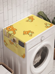 Органайзер "Плюшевый дождь" на стиральную машину, 45x120 см Ambesonne