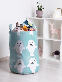 Корзина для игрушек JoyArty Танец морских котиков 35x50 см