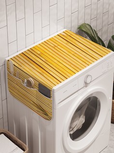 Органайзер "Бамбуковые стебли" на стиральную машину, 45x120 см Ambesonne