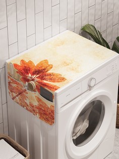 Органайзер "Люби тепло" на стиральную машину, 45x120 см Ambesonne