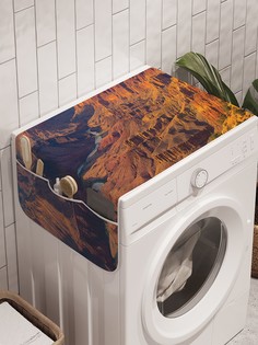 Органайзер "Горная местность" на стиральную машину, 45x120 см Ambesonne