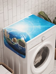 Органайзер "Космический свет" на стиральную машину, 45x120 см Ambesonne
