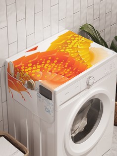 Органайзер "Пара морских коньков" на стиральную машину, 45x120 см Ambesonne