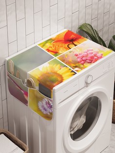 Органайзер "Весенние подарки" на стиральную машину, 45x120 см Ambesonne