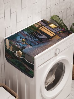 Органайзер "Вечернее спокойствие" на стиральную машину, 45x120 см Ambesonne