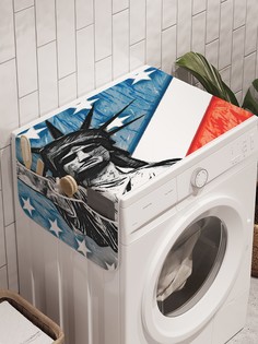 Органайзер "Символ государства" на стиральную машину, 45x120 см Ambesonne