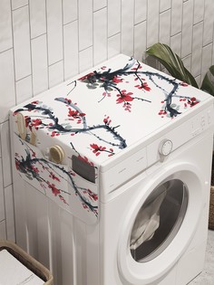 Органайзер "Веточная прелесть" на стиральную машину, 45x120 см Ambesonne