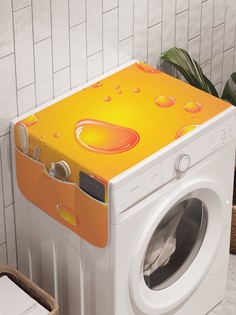 Органайзер "Воздушные пузыри" на стиральную машину, 45x120 см Ambesonne