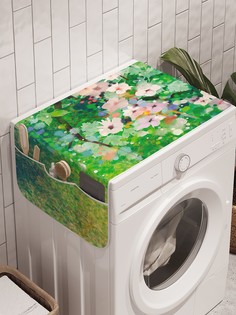 Органайзер "Фантазия в цветах" на стиральную машину, 45x120 см Ambesonne