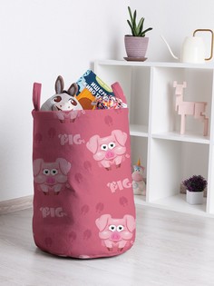 Корзина для игрушек JoyArty Свиной рай 35x50 см