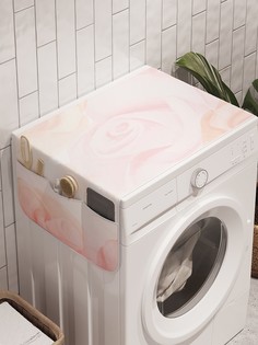 Органайзер "Рамка из роз" на стиральную машину, 45x120 см Ambesonne