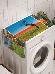 Органайзер "Хрупкая природа" на стиральную машину, 45x120 см Ambesonne