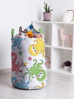 Корзина для игрушек JoyArty Цветные осьминожки 35x50 см