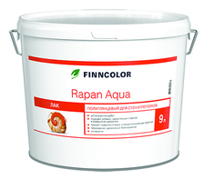 Лак TIKKURILA Rapan Aqua матовый 9 л бесцветный (база EP)