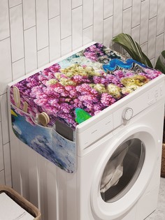 Органайзер "Коралловая красота" на стиральную машину, 45x120 см Ambesonne