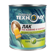 Лак по камню и кирпичу Главный Технолог, матовый, 3 л