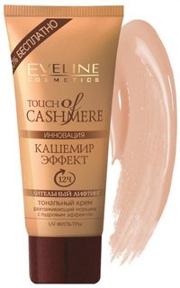 Тональный крем Eveline "Touch of Cashmere Effecte" тон песочный 40 мл