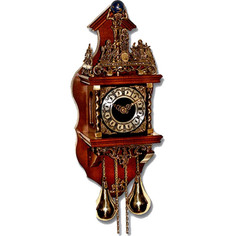 Настенные часы SARS 20x13x52 см 5602-261 Dark Walnut