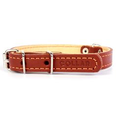 Ошейник для собак COLLAR двойной, ширина 20мм, длина 32-40см, коричневый