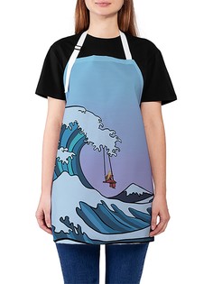Фартук женский JoyArty для готовки "Морские качели", универсальный размер