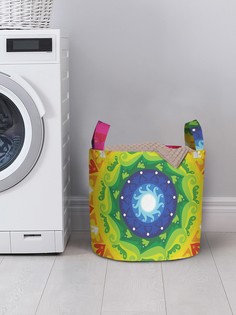 Корзина для хранения вещей JoyArty "Цвета чакр" 35x35 см