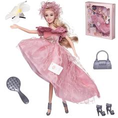Кукла Junfa Atinil Мой розовый мир в платье с ассиметричной юбкой, 28см WJ-21545