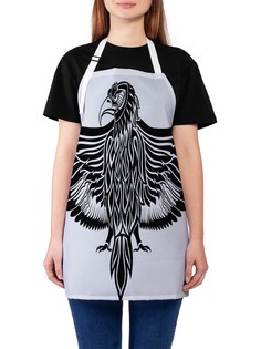 Фартук женский JoyArty для готовки "Орел эмблема", универсальный размер
