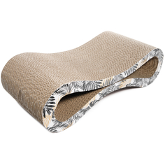 Когтеточка лежанка Triol Бесконечность, двусторонняя, гофрокартон, 45х12.5х20см