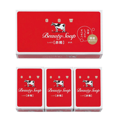 Мыло туалетное Cow brand, молочное увлажняющее с ароматом роз 100 гр 3 шт
