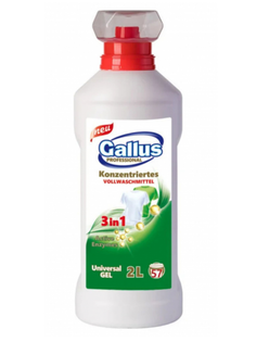Гель Gallus Professional 3 в 1 для стирки, универсальный, 2 л