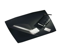 Коврик-подкладка Durable 7201-01 настольный для письма черный c прозрачным листом