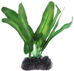 Искусственное растение для аквариума Barbus Анубиас Хастифолия Plant 035 10 см, шелк