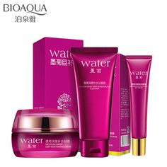 Подарочный набор уходовой косметики для лица с хризпнтемой Bioaqua из 3 предметов
