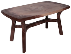 Стол для дачи Hoff Премиум 80296092 brown 140x85x73 см