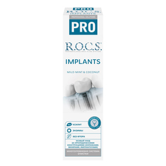 Зубная паста R.O.C.S. Pro implants свежая мята 74 г